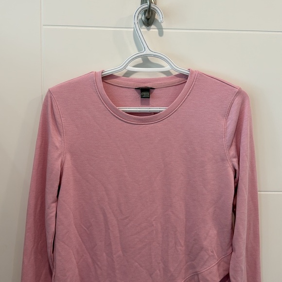 🏴 Eddie Bauer Pink Asymmetrical Long Sleeve shirt size XL girls 14-16 - Picture 3 of 9